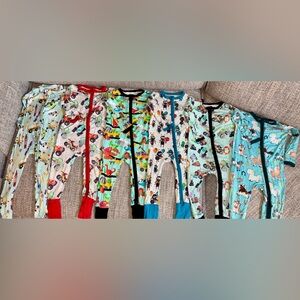 Bundle of 6 Birdie Bean Bamboo Sleepers